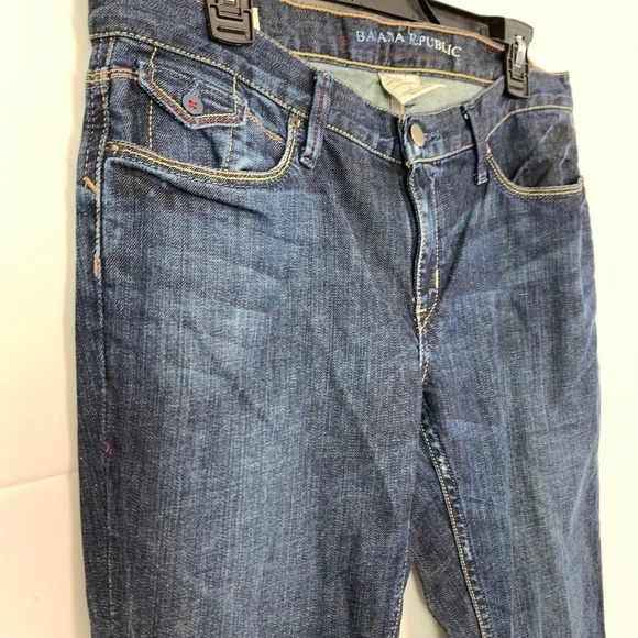BANANA REPUBLIC MODERN SKINNY Dark Wash Jeans  10 - Picture 3 of 16